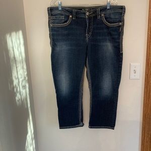 Silver Jeans brand Capris Size 18